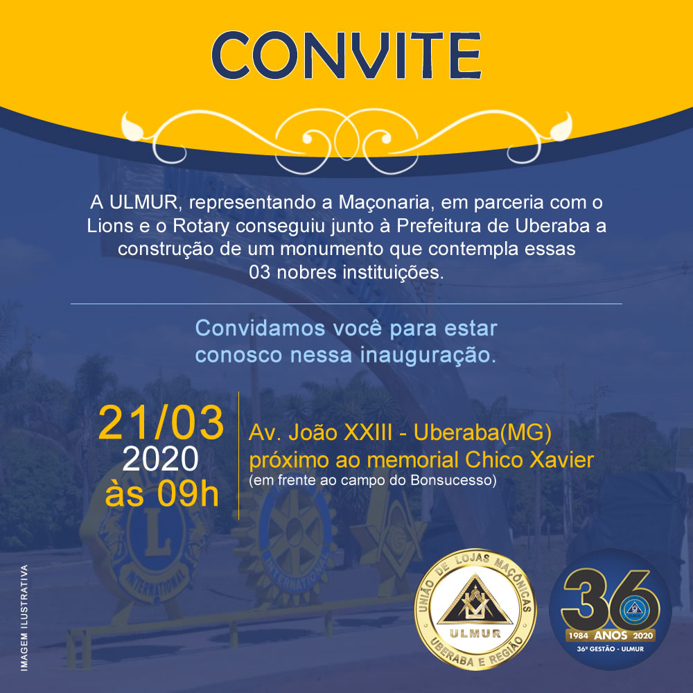Ulmur - Convite Inauguração